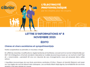 Lettre d'informations numéro 8